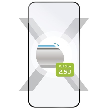 Tvrzené sklo Fixed Full-Cover na Motorola Moto G84 - černé