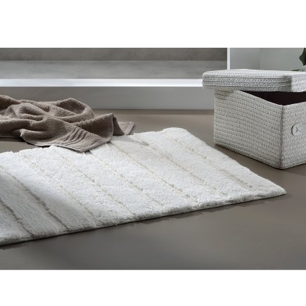 Koupelnová předložka Kela KL-24706 Megan 100% bavlna mechově zelená 100,0x60,0x1,6cm (1)