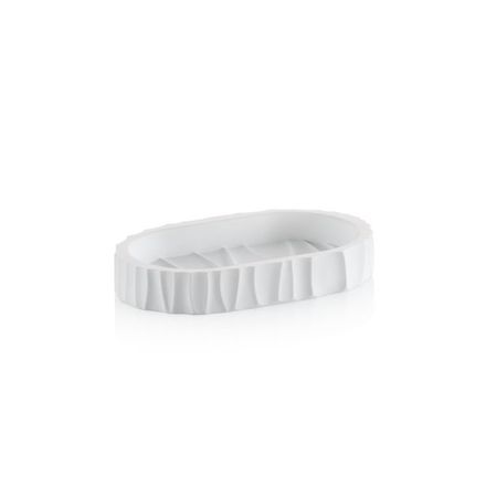 Miska na mýdlo Kela KL-23760 Merida polyresin bílá 15,0x9,0x2,5cm