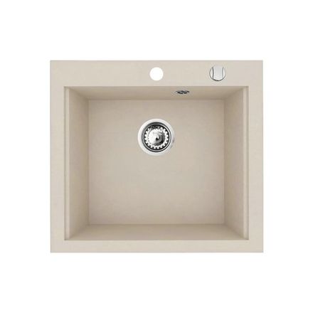 Granitový kuchyňský dřez Pyramis SIROS 57x51,5 1B BEIGE 70084801