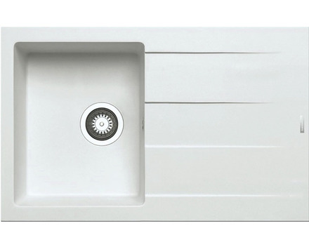 Granitový kuchyňský dřez Pyramis ATHLOS (79X50) 1B 1D SNOW (070070011)