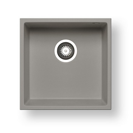 Granitový kuchyňský dřez Pyramis TETRAGON (40X40) 1B INDUSTRIAL GREY (070144511)
