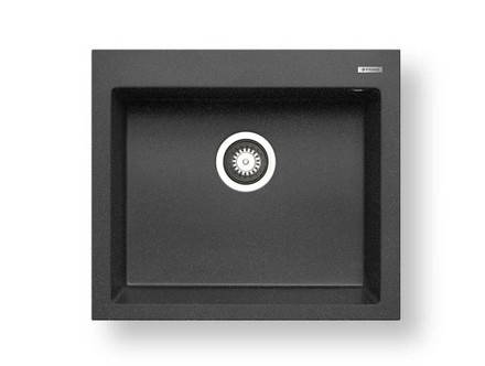 Granitový kuchyňský dřez Pyramis ISTROS (57X50) 1B BLACK (070108111)