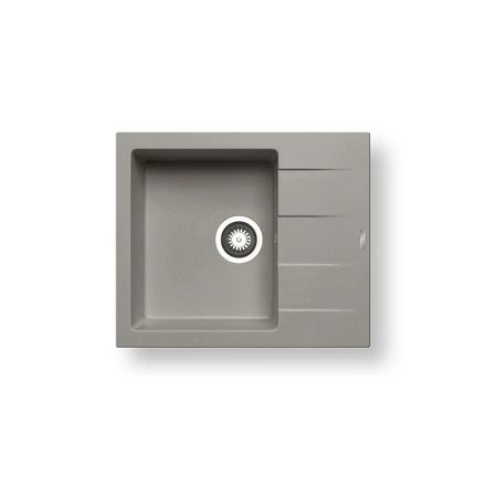 Granitový kuchyňský dřez Pyramis ATHLOS (59X50) 1B 1D INDUSTRIAL GREY (070194511)