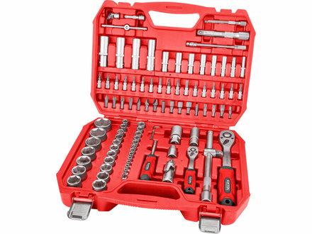 Hlavice nástrčné Extol Premium 8818337, sada 94ks, 1/4 a 1/2, CrV