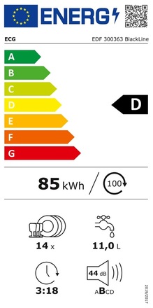 Myčka nádobí ECG EDF 300363 BlackLine (9)