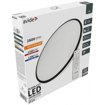 Stropní svítidlo Avide (9570049) LED OLIVIA, 2600lm, d492mm, DO (2)