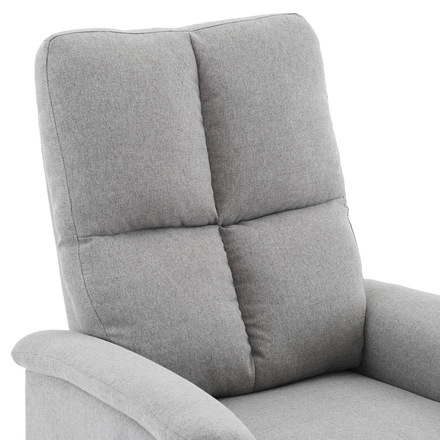 Relaxační křeslo Autronic Relaxační křeslo, manuální ovládání, světle šedá látka (TV-916 SIL2) (14)