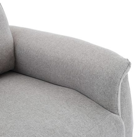 Relaxační křeslo Autronic Relaxační křeslo, manuální ovládání, světle šedá látka (TV-916 SIL2) (15)