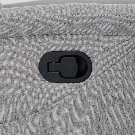 Relaxační křeslo Autronic Relaxační křeslo, manuální ovládání, světle šedá látka (TV-916 SIL2) (16)