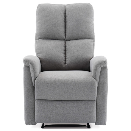 Relaxační křeslo Autronic Relaxační křeslo, manuální ovládání, světle šedá látka (TV-916 SIL2) (2)