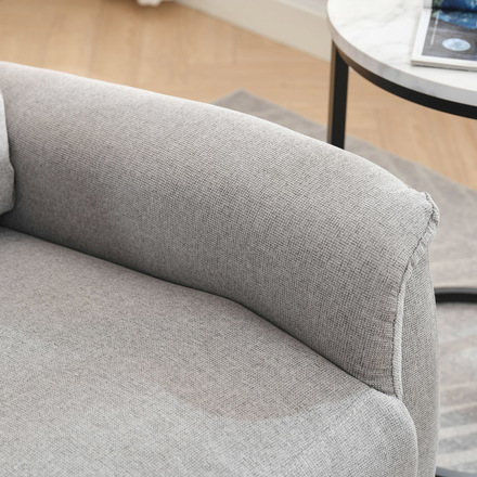 Relaxační křeslo Autronic Relaxační křeslo, manuální ovládání, světle šedá látka (TV-916 SIL2) (32)