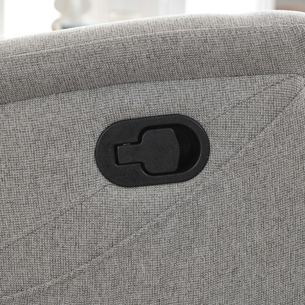 Relaxační křeslo Autronic Relaxační křeslo, manuální ovládání, světle šedá látka (TV-916 SIL2) (35)