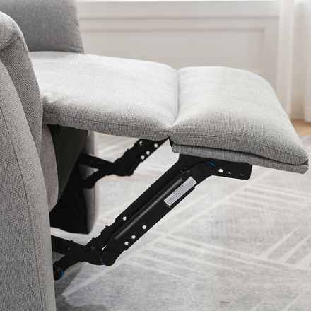 Relaxační křeslo Autronic Relaxační křeslo, manuální ovládání, světle šedá látka (TV-916 SIL2) (37)