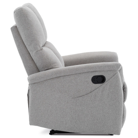 Relaxační křeslo Autronic Relaxační křeslo, manuální ovládání, světle šedá látka (TV-916 SIL2) (7)