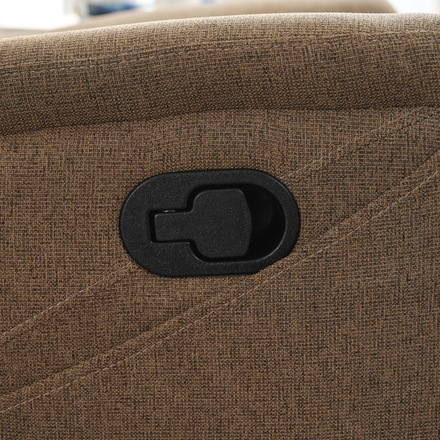 Relaxační křeslo Autronic Relaxační křeslo, manuální ovládání, hnědá látka (TV-916 BR2) (37)