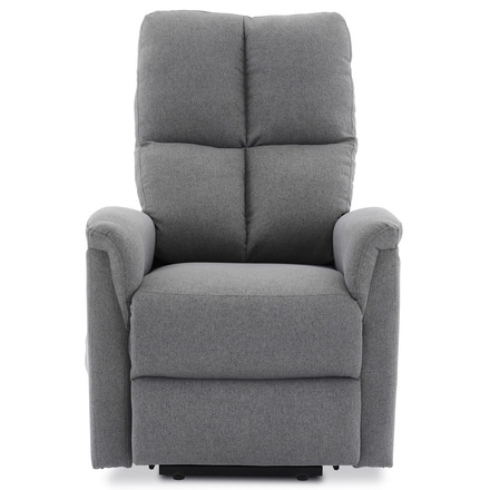 Relaxační křeslo Autronic Relaxační masážní křeslo s výhřevem, 8bodová vibrační masáž, zvedací systém, USB, šedá látka (TV-929 GREY2) (2)