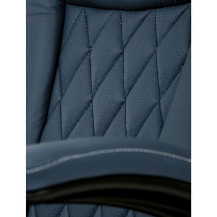 Kancelářská židle Autronic Kancelářská židle, tmavě modrá ekokůže, taštičkové pružiny, kovový kříž, kolečka na tvrdé podlahy (KA-Y344 BLUE) (33)