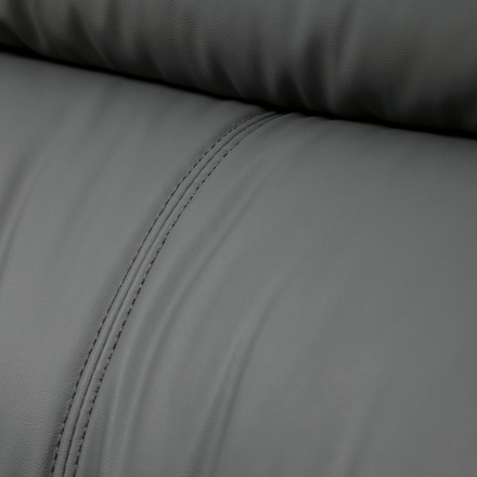 Kancelářská židle Autronic Kancelářská židle, šedá ekokůže, taštičkové pružiny, kovový kříž, kolečka na tvrdé podlahy (KA-Y346 GREY) (33)