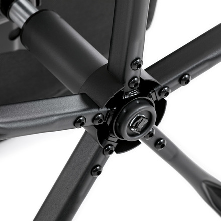 Kancelářská židle Autronic Kancelářská židle, černá ekokůže, taštičkové pružiny, kovový kříž, kolečka na tvrdé podlahy (KA-Y346 BK) (37)