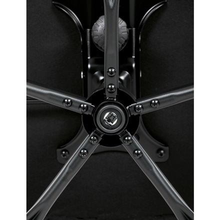 Kancelářská židle Autronic Kancelářská židle, černá ekokůže, taštičkové pružiny, kovový kříž, kolečka na tvrdé podlahy (KA-Y346 BK) (39)