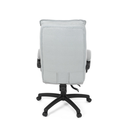 Kancelářské židle Autronic Kancelářské židle s podnožkou, světle šedá látka, PC mechanismus s aretací (KA-Y350 SIL) (18)