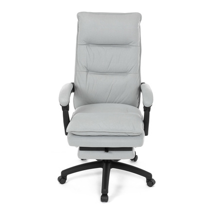 Kancelářské židle Autronic Kancelářské židle s podnožkou, světle šedá látka, PC mechanismus s aretací (KA-Y350 SIL) (24)