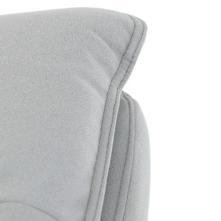 Kancelářské židle Autronic Kancelářské židle s podnožkou, světle šedá látka, PC mechanismus s aretací (KA-Y350 SIL) (44)