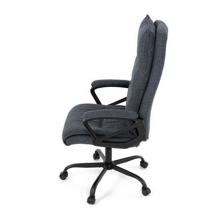 Kancelářské křeslo Autronic Kancelářské křeslo, černá látka, kovový kříž, kolečka na tvrdé podlahy (KA-Y348 BK2) (15)