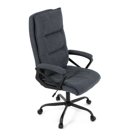 Kancelářské křeslo Autronic Kancelářské křeslo, černá látka, kovový kříž, kolečka na tvrdé podlahy (KA-Y348 BK2) (22)