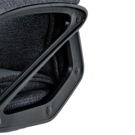 Kancelářské křeslo Autronic Kancelářské křeslo, černá látka, kovový kříž, kolečka na tvrdé podlahy (KA-Y348 BK2) (28)