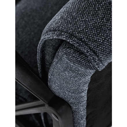 Kancelářské křeslo Autronic Kancelářské křeslo, černá látka, kovový kříž, kolečka na tvrdé podlahy (KA-Y348 BK2) (33)