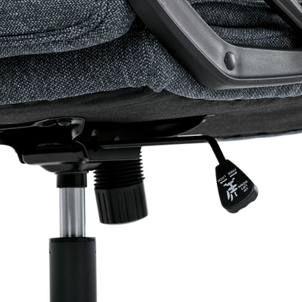 Kancelářské křeslo Autronic Kancelářské křeslo, černá látka, kovový kříž, kolečka na tvrdé podlahy (KA-Y348 BK2) (41)