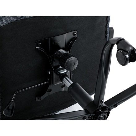 Kancelářské křeslo Autronic Kancelářské křeslo, černá látka, kovový kříž, kolečka na tvrdé podlahy (KA-Y348 BK2) (44)