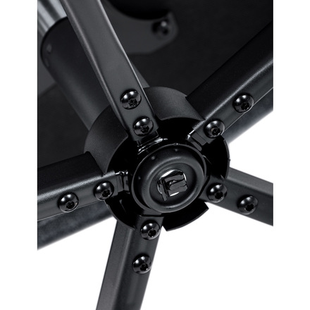 Kancelářské křeslo Autronic Kancelářské křeslo, černá látka, kovový kříž, kolečka na tvrdé podlahy (KA-Y348 BK2) (46)