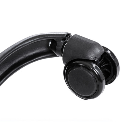 Kancelářské křeslo Autronic Kancelářské křeslo, černá látka, kovový kříž, kolečka na tvrdé podlahy (KA-Y348 BK2) (48)