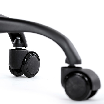 Kancelářské křeslo Autronic Kancelářské křeslo, černá látka, kovový kříž, kolečka na tvrdé podlahy (KA-Y348 BK2) (49)