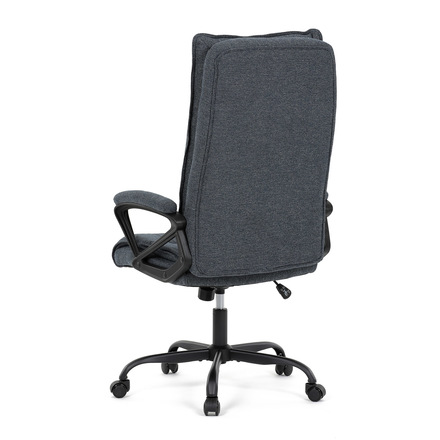 Kancelářské křeslo Autronic Kancelářské křeslo, černá látka, kovový kříž, kolečka na tvrdé podlahy (KA-Y348 BK2) (6)