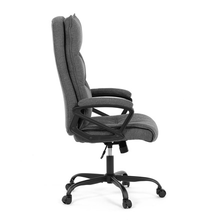 Kancelářské křeslo Autronic Kancelářské křeslo, šedá látka, kovový kříž, kolečka na tvrdé podlahy (KA-Y337 PINK) (10)