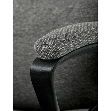 Kancelářské křeslo Autronic Kancelářské křeslo, šedá látka, kovový kříž, kolečka na tvrdé podlahy (KA-Y337 PINK) (26)