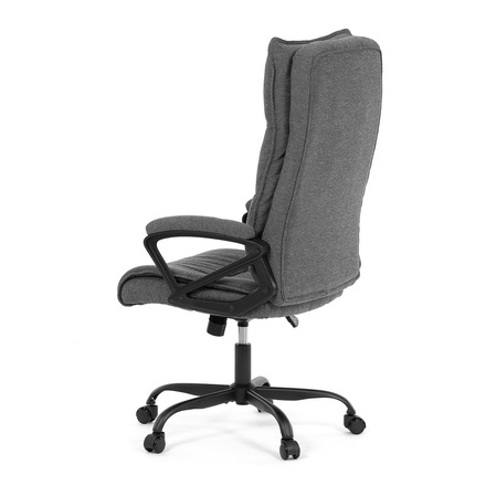 Kancelářské křeslo Autronic Kancelářské křeslo, šedá látka, kovový kříž, kolečka na tvrdé podlahy (KA-Y337 PINK) (5)