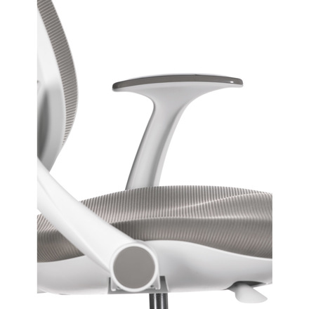 Kancelářská židle Autronic Dětská židle, šedá síťovina, černý plastový kříž, kolečka na tvrdé podlahy (KA-C806 GREY) (15)