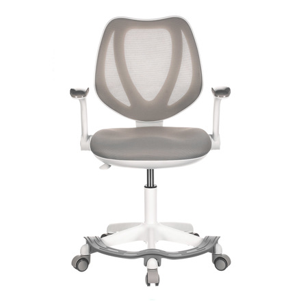 Kancelářská židle Autronic Dětská židle, šedá síťovina, černý plastový kříž, kolečka na tvrdé podlahy (KA-C806 GREY) (1)