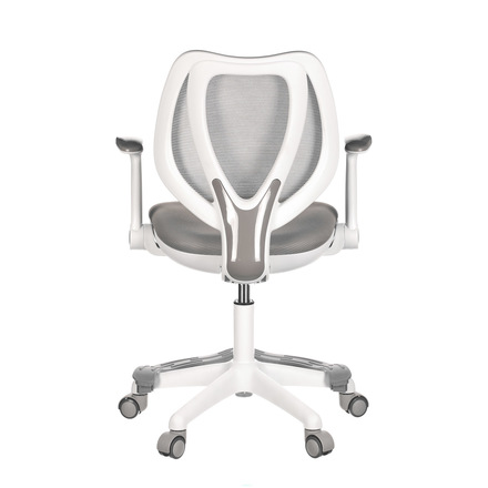 Kancelářská židle Autronic Dětská židle, šedá síťovina, černý plastový kříž, kolečka na tvrdé podlahy (KA-C806 GREY) (7)