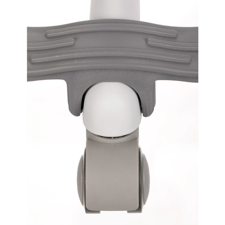 Kancelářská židle Autronic Dětská židle, růžová síťovina, bílý plastový kříž, kolečka na tvrdé podlahy, podpěrka nohou (KA-C806 PINK) (27)