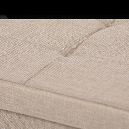 Taburet Autronic Taburet s úložným prostorem, látka krémová (TAB-461 CRM2) (10)