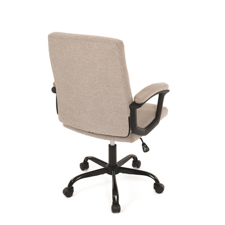 Kancelářské křeslo Autronic  Kancelářské křeslo, krémová látka, kovový kříž (KA-Y391 CRM2) (19)