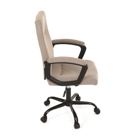 Kancelářské křeslo Autronic  Kancelářské křeslo, krémová látka, kovový kříž (KA-Y391 CRM2) (21)