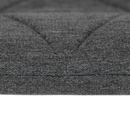 Moderní jídelní židle Autronic Židle jídelní, šedá látka, černé kovové nohy (CT-285 GREY2) (29)