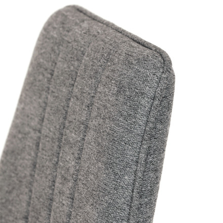 Moderní jídelní židle Autronic Židle jídelní, stříbrná látka, šedé kovové nohy (DCL-379 GREY2) (29)